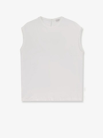 Stretch silk top - BRUNELLO CUCINELLI - gender_Woman