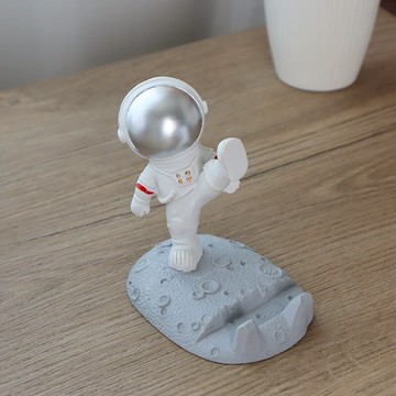 創意宇航員小擺件手機支架桌面裝飾品送朋友同學男友畢業生日禮物