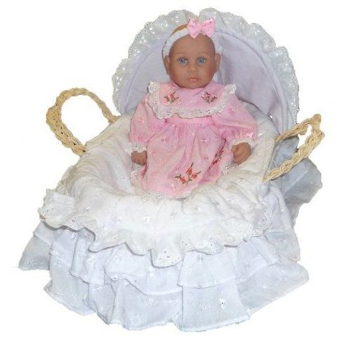 Molly P Originals Alexa 13 Baby Doll with Basket ドール 人形