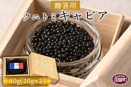 ＜クニトミキャビア40g（20g×2）＞翌月末迄に順次出荷