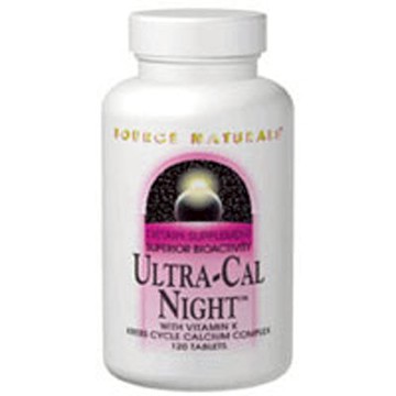 UltraCal Night Calcium Complex 120 Tabs by Source Naturals