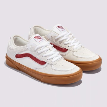 Skate Rowley 白色/紅色專業滑板鞋