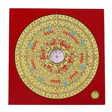 慈緣正堂 羅盤三元三合八卦羅盤綜合盤 羅經盤指南針5寸6寸9寸