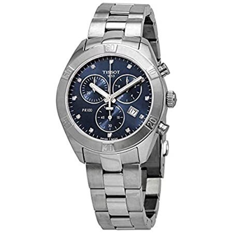 Tissot blue dial ladies watch new arrivals