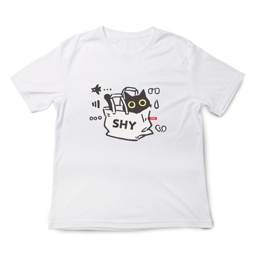 JZ TEE 袋子裡的黑貓 印花短袖T恤