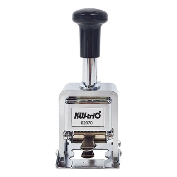 KW-triO 堡勝企業 七位數自動號碼機 02070  銀色 + 黑色  1個