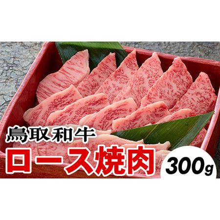 ふるさと納税 鳥取和牛ロース焼肉(300g)※着日指定不可※離島への配送不可 鳥取県北栄町