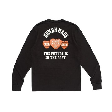 AirRoom正品 2025AW HUMAN MADE 胸口 刺繡 愛心 背後 愛心 1939 長T HM30CS023