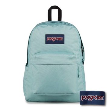 JANSPORT -SUPERBREAK PLUS 校園系列後背包 -淡雅綠