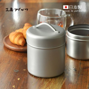 日本相澤工房 AIZAWA - 日本製18-8不鏽鋼儲豆罐/茶筒-大