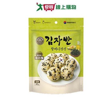 韓國順伊奶奶酪梨油海苔酥40G【愛買】