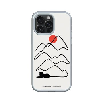 iPhone 15 Pro Max SolidSuit 循環灰 - ilovedoodle (Lim Heng Swee) - Cat Landscape - Tail 貓咪尾巴
