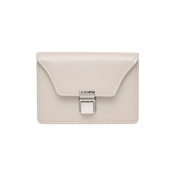 Modic 釦環三層風琴式卡夾．暖灰