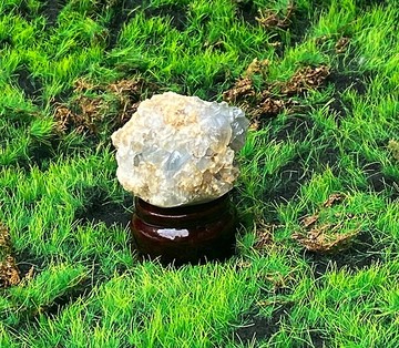 能量擺飾-天然能量原礦小清新天青石小寶石簇 療癒 開運 快速出貨