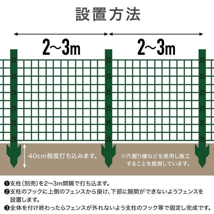 アニマルネット 万能金網 アニマルフェンス 1m×30m ネット 折りたたみ 動物よけ 網 畑 防獣ネット 防獣柵 アニマルフェンスネット