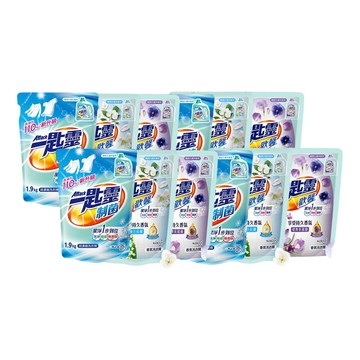 KAO 【一匙靈】Attack 抗菌EX洗衣精補充包X12包1.5kg 極速淨EX 防螨 超濃縮洗衣精 強力消臭