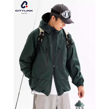 城市林肯丨三合一夾克外套秋季三防沖鋒衣男