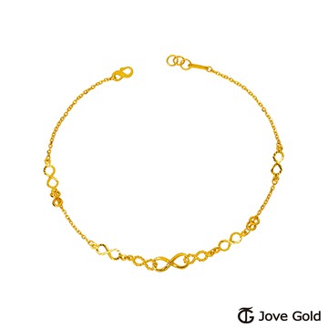 Jove gold漾金飾 時間的記憶黃金腳鍊