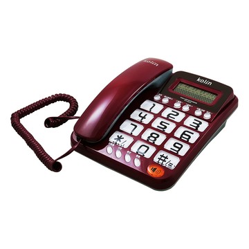 Kolin 歌林 大字鍵有線電話 顏色隨機  KTP-WDP02