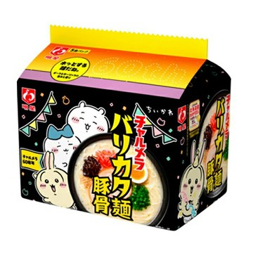【江戶物語】明星食品 期間限定聯名 吉伊卡哇 豚骨風味包麵 5袋入 泡麵 九州豚骨拉麵 Chiikawa 日本原裝進口