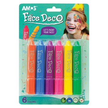 AMOS 阿摩司 Face Deco 人體彩繪棒  6色