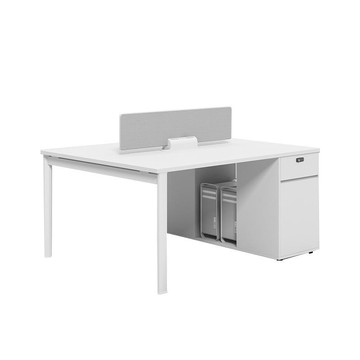 職員辦公桌 簡約現代4人位卡座工位辦公室 家具6人員工桌椅qxm9091