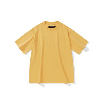 UNKNOWNDOMAIN CW#2434 SLOGAN TEE-YELLOW