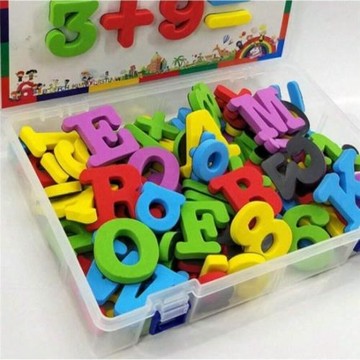 海外倉TEMU跨境English Letter Case Refrigerator Sticker