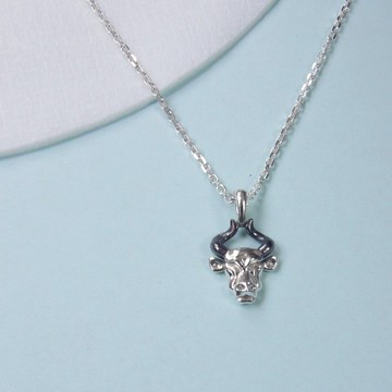 十二星座系列--金牛座銀項鍊