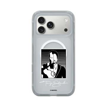 iPhone 17 Pro Max AirX 流變灰 - 迪士尼-漫威 Marvel - 鋼鐵人-黑白版