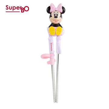 SuperBO - 不鏽鋼3D學習筷-米妮