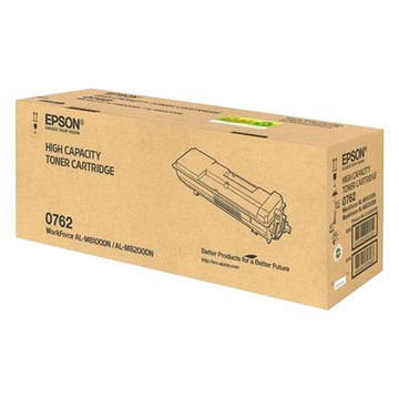 EPSON 台灣公司貨 原廠高容量碳粉匣 21700張 0762/C13S050762/M8100/M820  黑色  1個