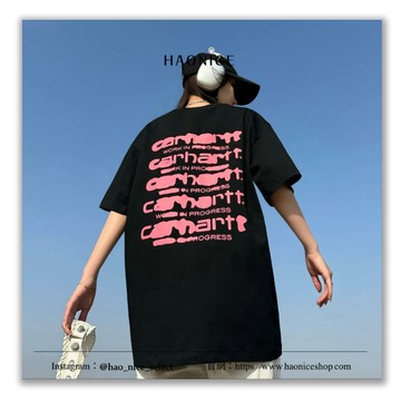 【HAO NICE】100%正品 CARHARTT WIP 美國潮牌 滲墨字母logo短袖 短T