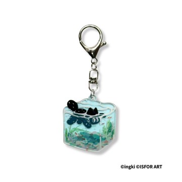 ingki 造型壓克力鑰匙圈 H 款