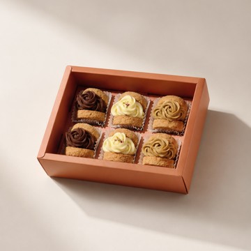 3日內出貨【UiiPie法式點心】暖陽-達克瓦茲6入禮盒(杜拜巧克力/香蘋檸檬/伯爵乳酪)｜生日禮物｜情人節禮物｜小蛋糕｜母親節蛋糕