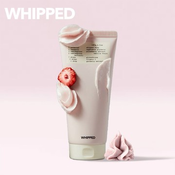 【WHIPPED】草莓香草奶油潔面乳｜面膜、洗臉、保養三合一