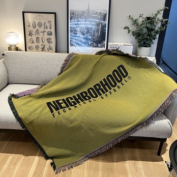 露營毯子野餐墊橄欖色簡約潮流Neighborhood臺布沙發毯單雙人掛毯