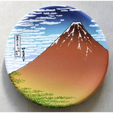 【浮世繪】凱風快晴 和風盤/壽司皿 （葛飾北齋 富嶽三十六景）【墊腳石】