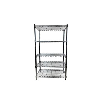 Top queen 【Top queen】45 x 75 x 120 cm 五層鐵力士鍍鉻萬用收納架