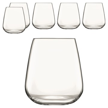 Luigi Bormioli Meravigliosi系列 水杯 450ml  透明色  6個