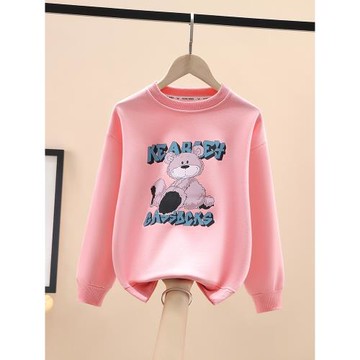 女童衛衣春秋款2025新款秋裝兒童上衣洋氣時髦大童裝女孩打底春秋