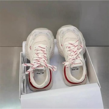 女鞋摩洛哥之城2026春季新款厚底百搭增高透氣擦色休閑運動老爹鞋