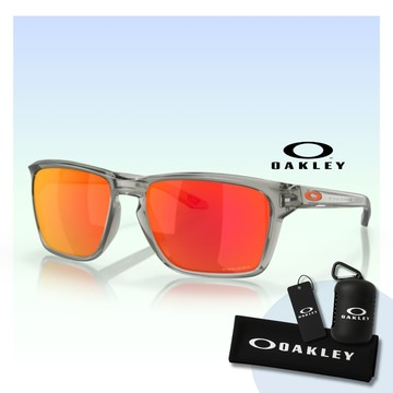 【Oakley】Sylas 運動太陽眼鏡(OO9448F-13 Prizm Ruby 鏡片)