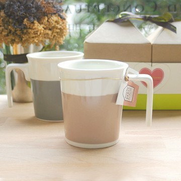 P+L Lifestyle 親親馬克杯禮物組(飲系列) - 英奶茶&藍莓霜
