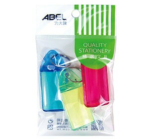 ABEL 力大牌 透明鑰匙圈混色-3入袋裝 67619
