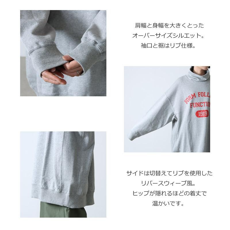 F/CE. (エフシーイー) COLLEGE HIGH NECK SWEAT / カレッジハイネック