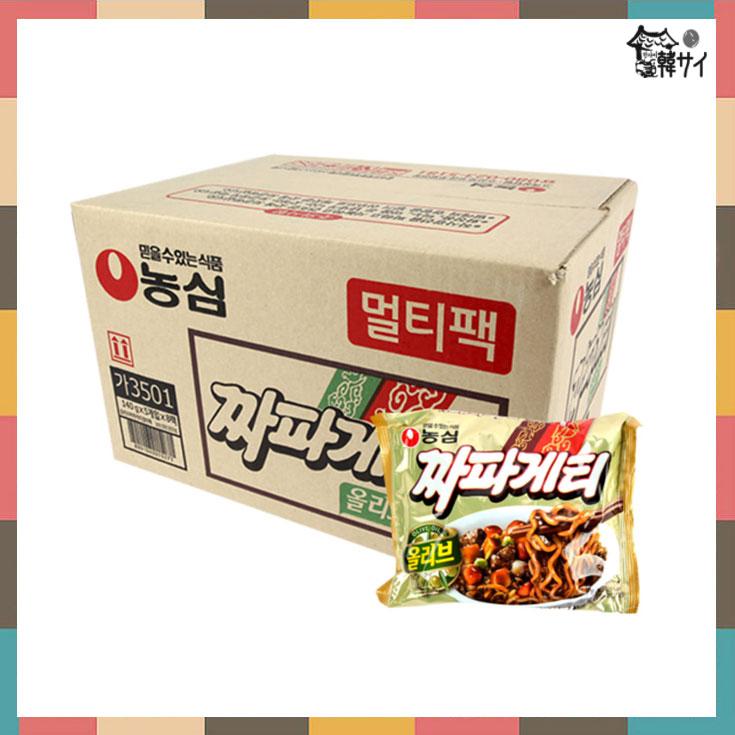 農心　チャパゲティ　1箱（140g＊40袋入）　★韓国食品 韓国料理 韓国ラーメン 韓国袋麺★