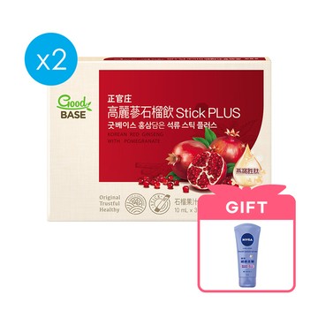 【買一送一】高麗蔘石榴燕窩胜肽飲PLUS 30入X2盒(效期:2026/11)