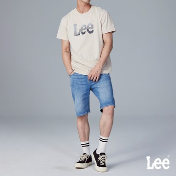 Lee 902 牛仔短褲 男 Modern  淺藍 LB322008537