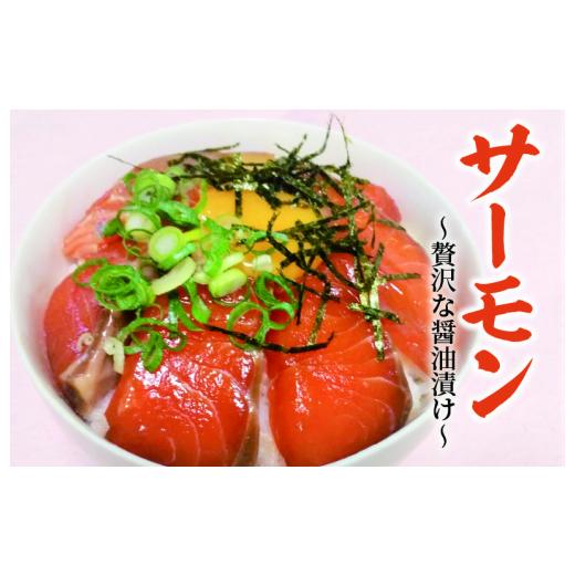 ふるさと納税 大阪府 泉佐野市 サーモン 300g 贅沢醤油漬け